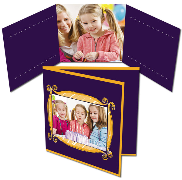 4x4" (10x10cm) Double Sided (Tri-Fold) Cards (20 Pack)