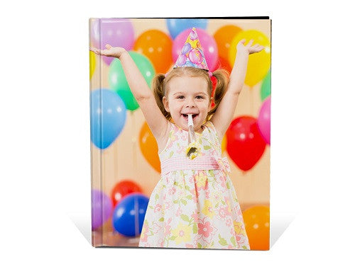 11x8" (27x29cm) Portrait Personalised Hard Cover Book