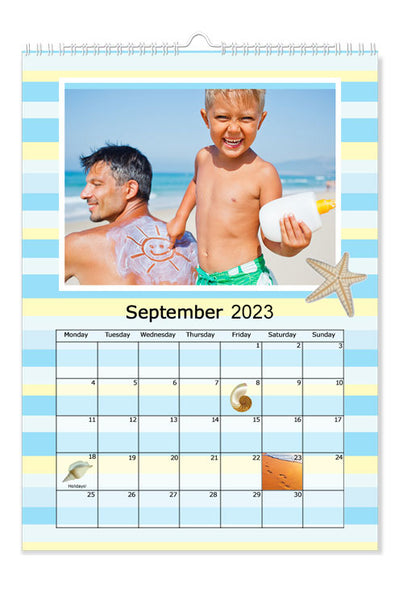 12x18" (30x45cm) 12 Month Calendar  'made in store'